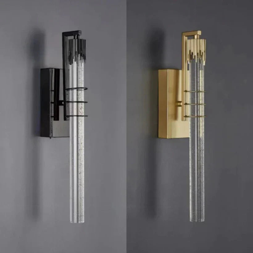 CrystalGold - Elegante LED Wandlamp in Goud Met Kristallen Voor Woonkamer & Slaapkamer