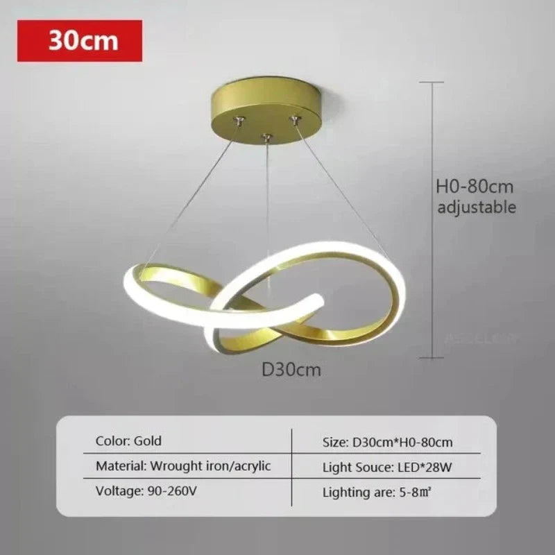 LumiWave - Modern LED Ceiling Lamp