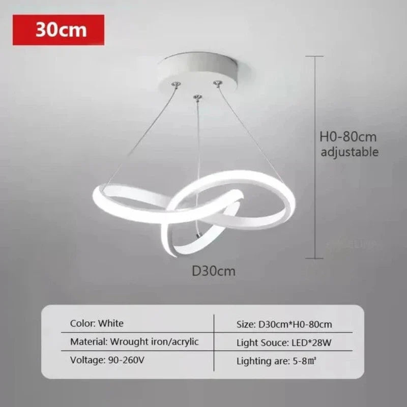 LumiWave - Modern LED Ceiling Lamp