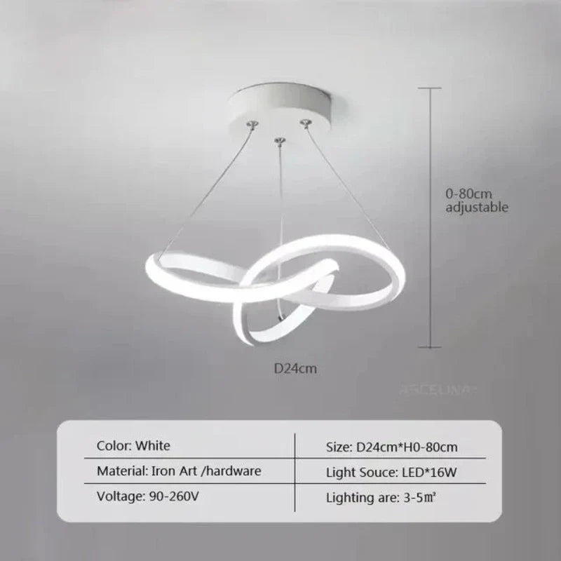 LumiWave - Modern LED Ceiling Lamp
