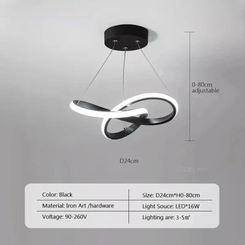 LumiWave - Modern LED Ceiling Lamp
