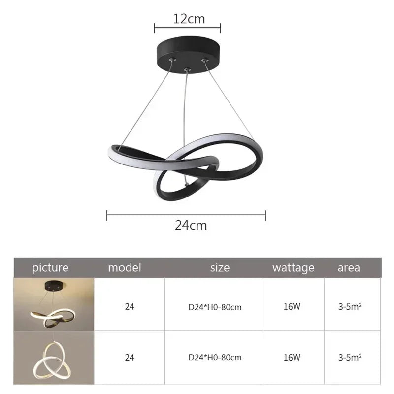 LumiWave - Modern LED Ceiling Lamp