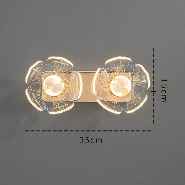 BloomGlow – Bloemvormige LED Wandlamp voor Slaapkamer & Woonkamer