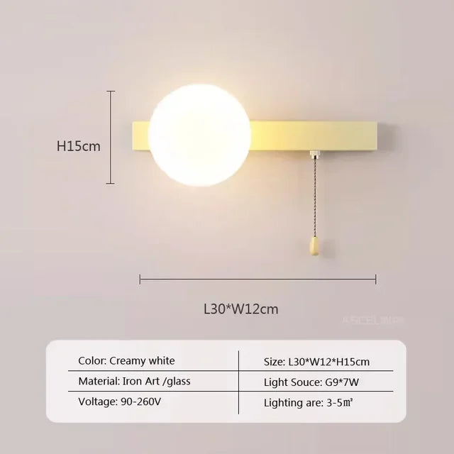 LumiNordic - Minimalistische Wandlamp