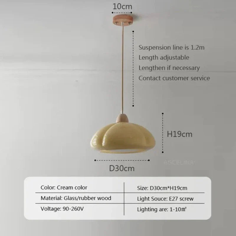 GothicElegance - Crèmekleurige Hanglamp