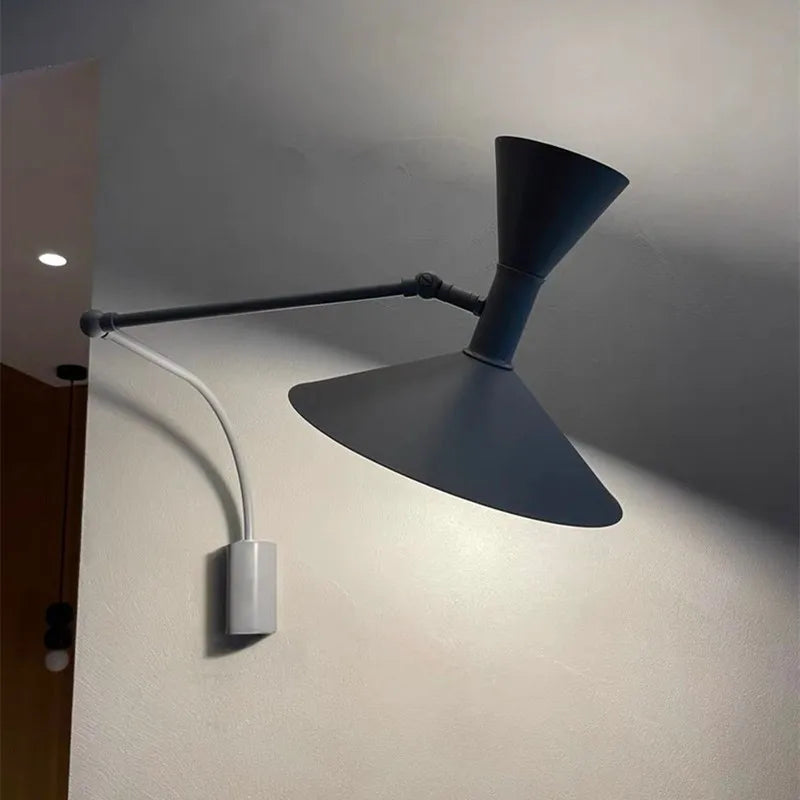 LumiFlex - Nordic Swing Wandlamp – Verstelbare LED Leeslamp voor Woon- en Werkruimtes