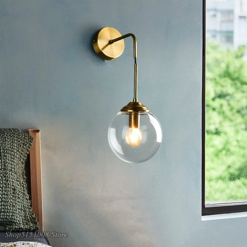 GlasLuxe - Moderne Glazen Wandlamp