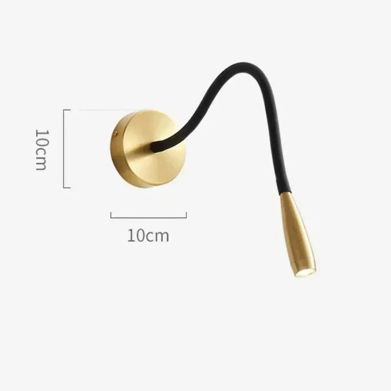 FlexiGlow - Lámpara de pared LED moderna con brazo ajustable