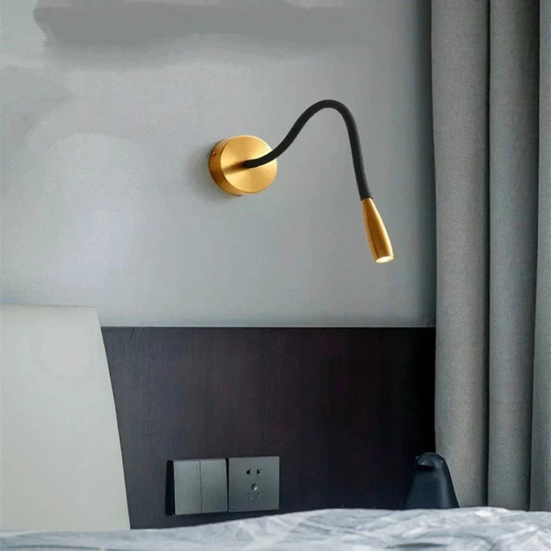 FlexiGlow - Lámpara de pared LED moderna con brazo ajustable