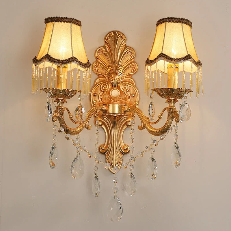 CrystalLume - Luxe Kristallen Wandlamp