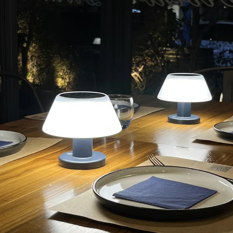 SolarLume - Oplaadbare Zonnelamp voor Tafel – Duurzame LED Tafellamp voor Binnen en Buiten