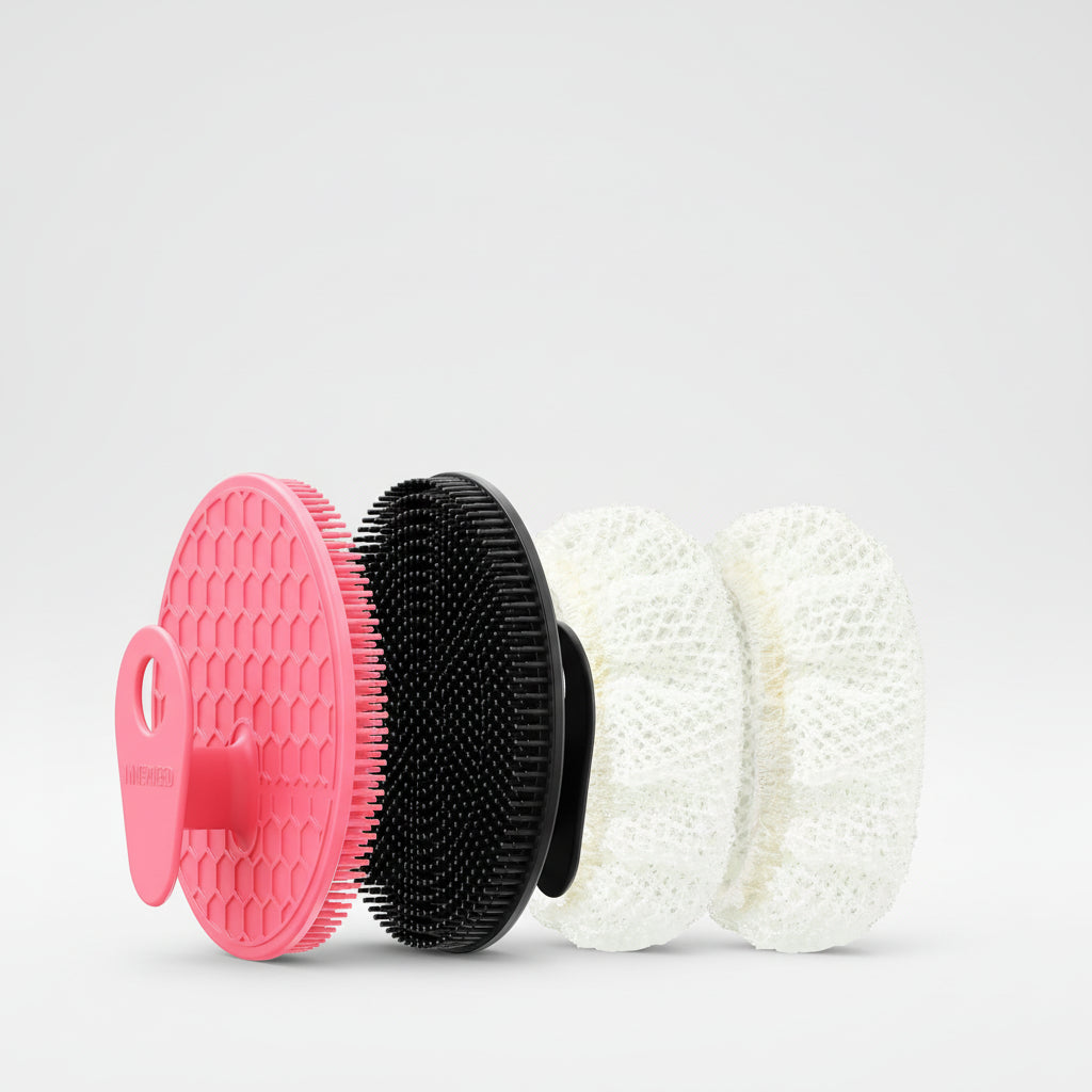 Escova de Duche Escova Corporal de Silicone Pegada Ergonómica