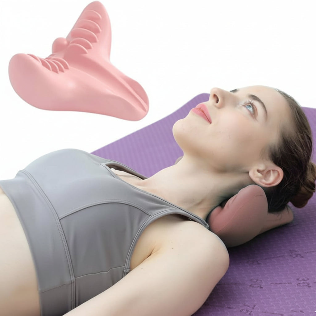Almofada Ergonómica para Massagem ao Pescoço Alívio da Dor Muscular e do Stress