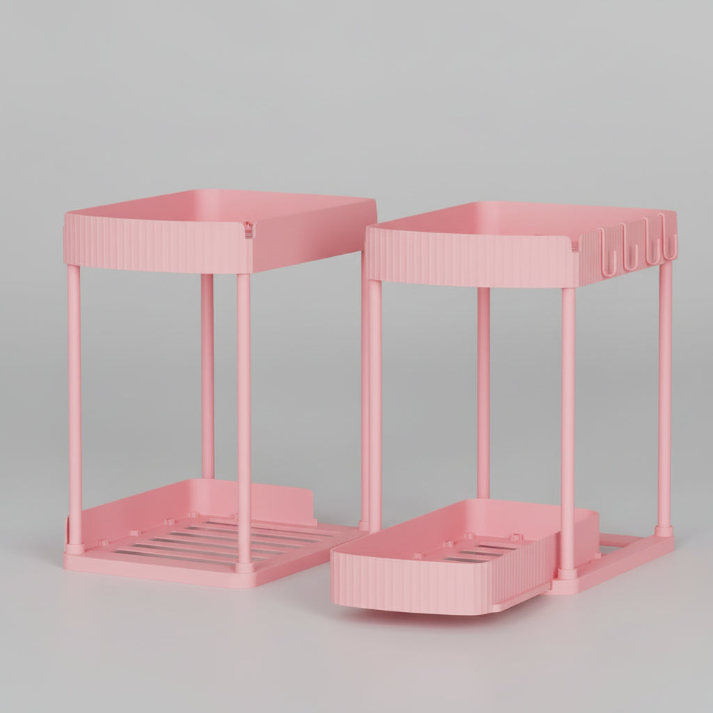 Organizador Giratório Cozinha Casa de Banho 2 Peças