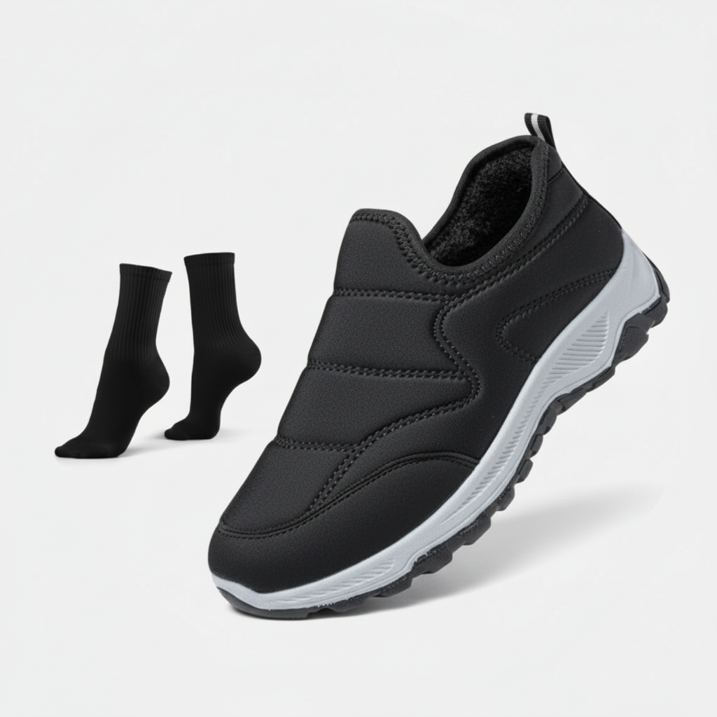 Winter Boots Dames Heren Gewatteerde Waterdichte Wandelschoenen