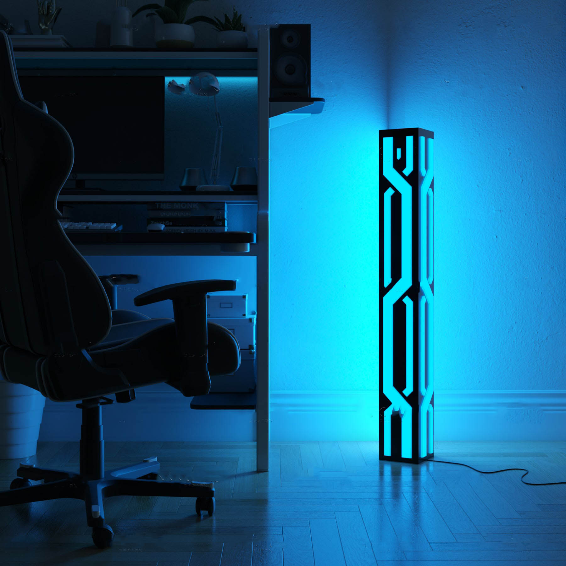Staande Designlamp met Slimme Bediening