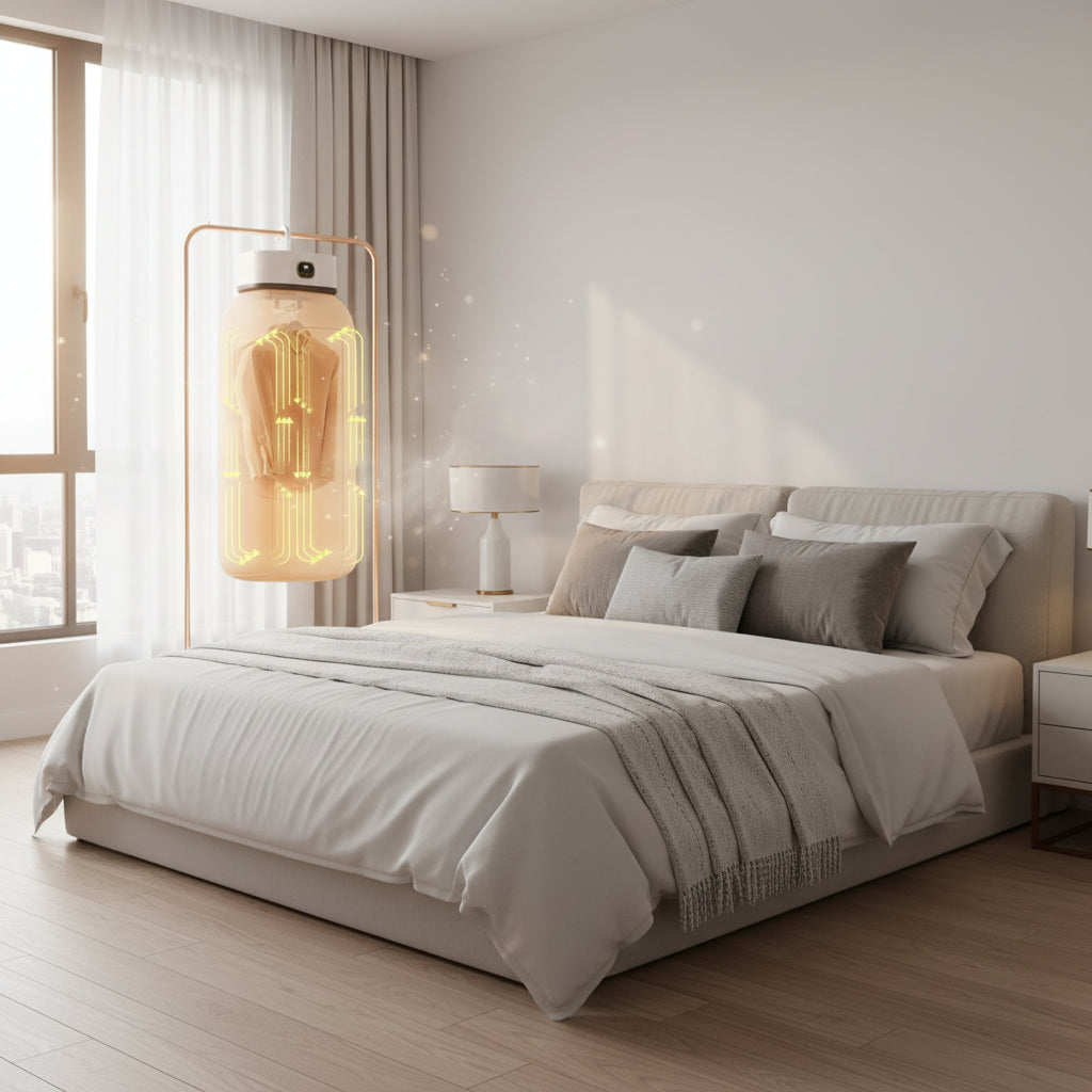 Secador Portátil Tecnologia UV Secagem Rápida Higiene