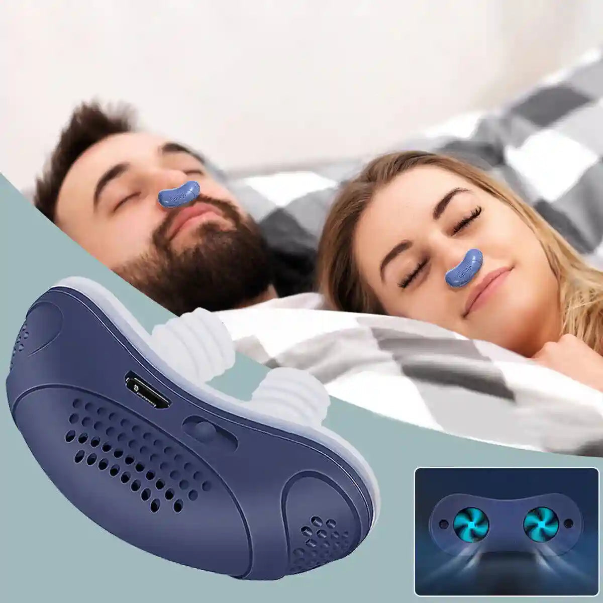 Portable Micro CPAP Device Anti-Snoring Solution for Sleep Apnea 0