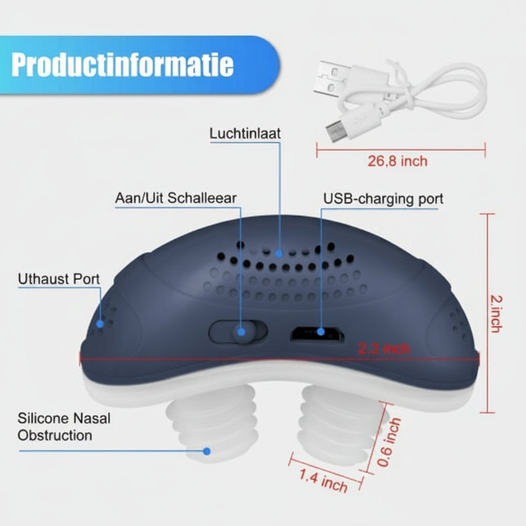 Portable Micro CPAP Device Anti-Snoring Solution for Sleep Apnea 5