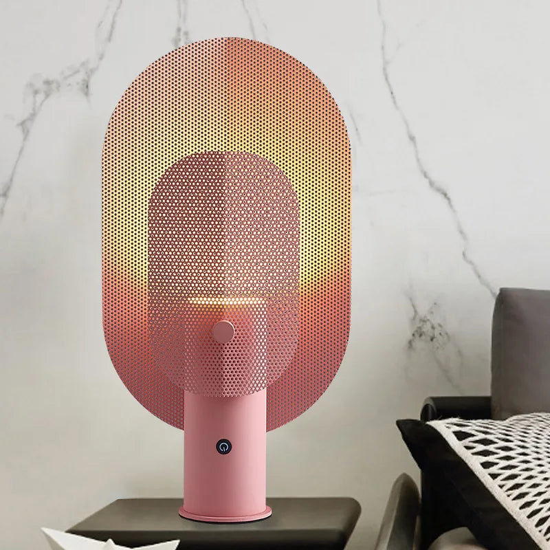 LumeGrid – Scandinavische Tafellamp met Dimbare LED-verlichting voor Stijlvolle Interieurs