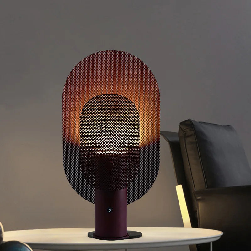 LumeGrid – Scandinavische Tafellamp met Dimbare LED-verlichting voor Stijlvolle Interieurs