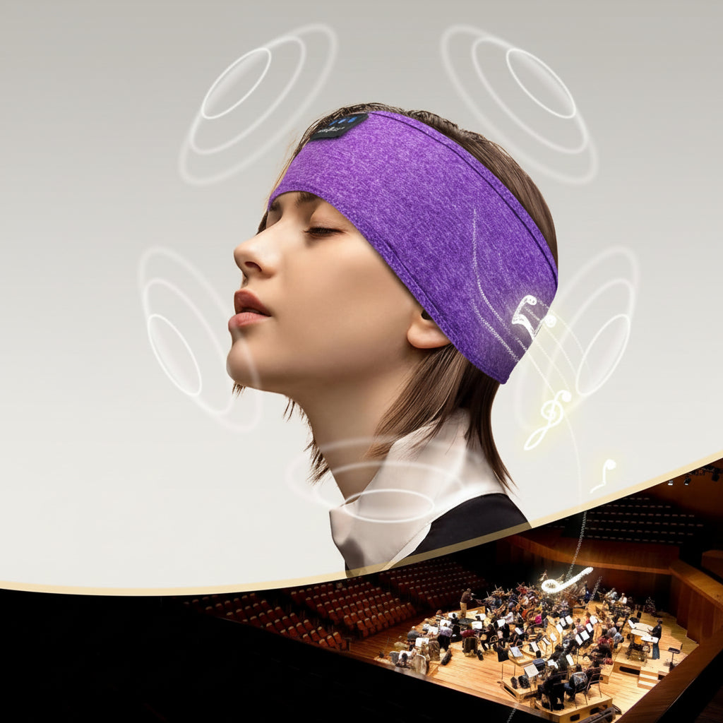 Bluetooth Koptelefoon Slaap Sport Hoofdband Spandex Nylon