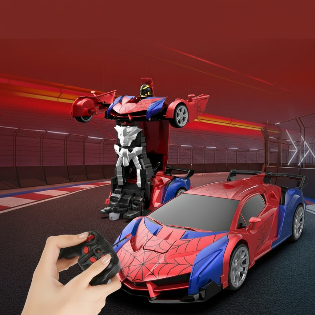 Speelgoedauto Afstandsbestuurbaar Robot Auto Transformatie LED