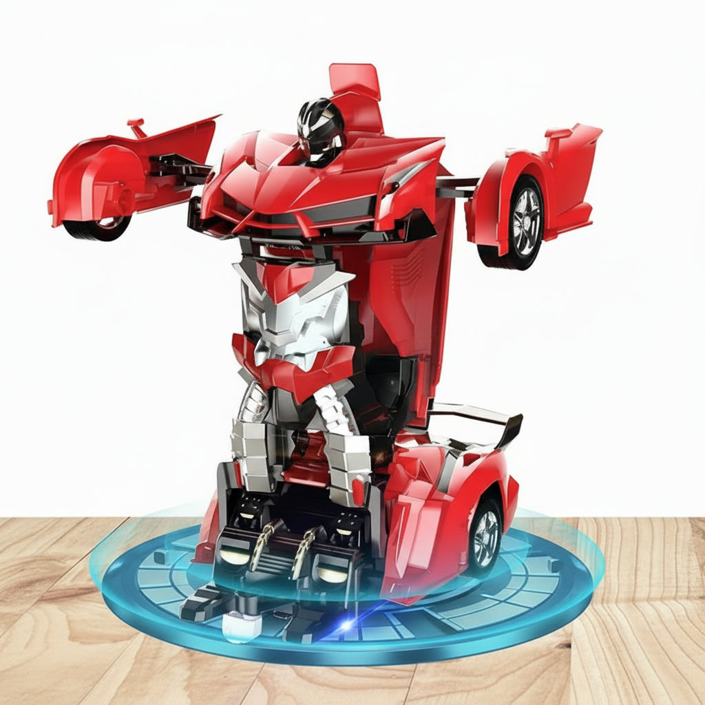 Speelgoedauto Afstandsbestuurbaar Robot Auto Transformatie LED