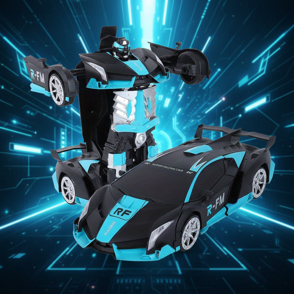 Speelgoedauto Afstandsbestuurbaar Robot Auto Transformatie LED