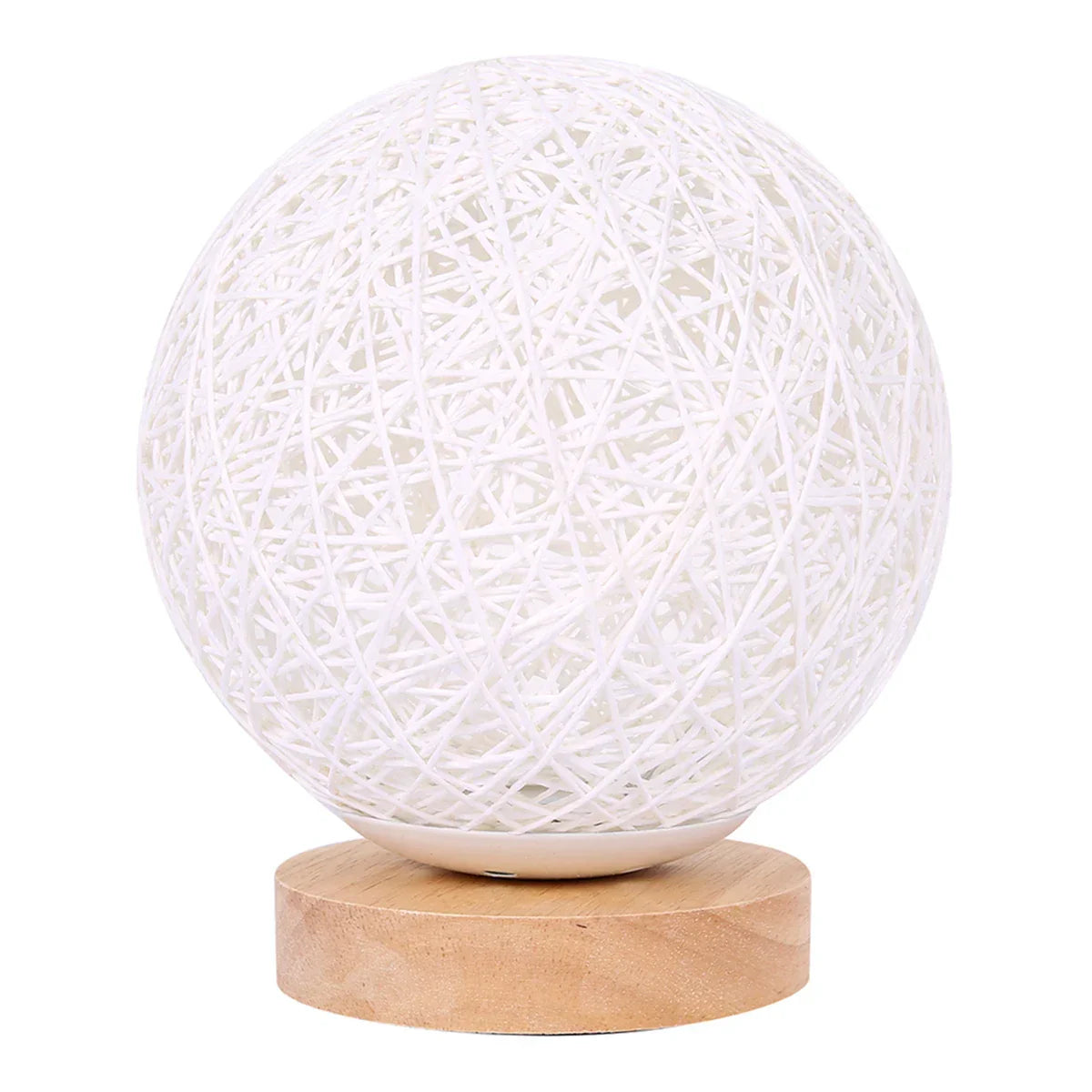 LuminousSphere - Rattan Ball Table Lamp