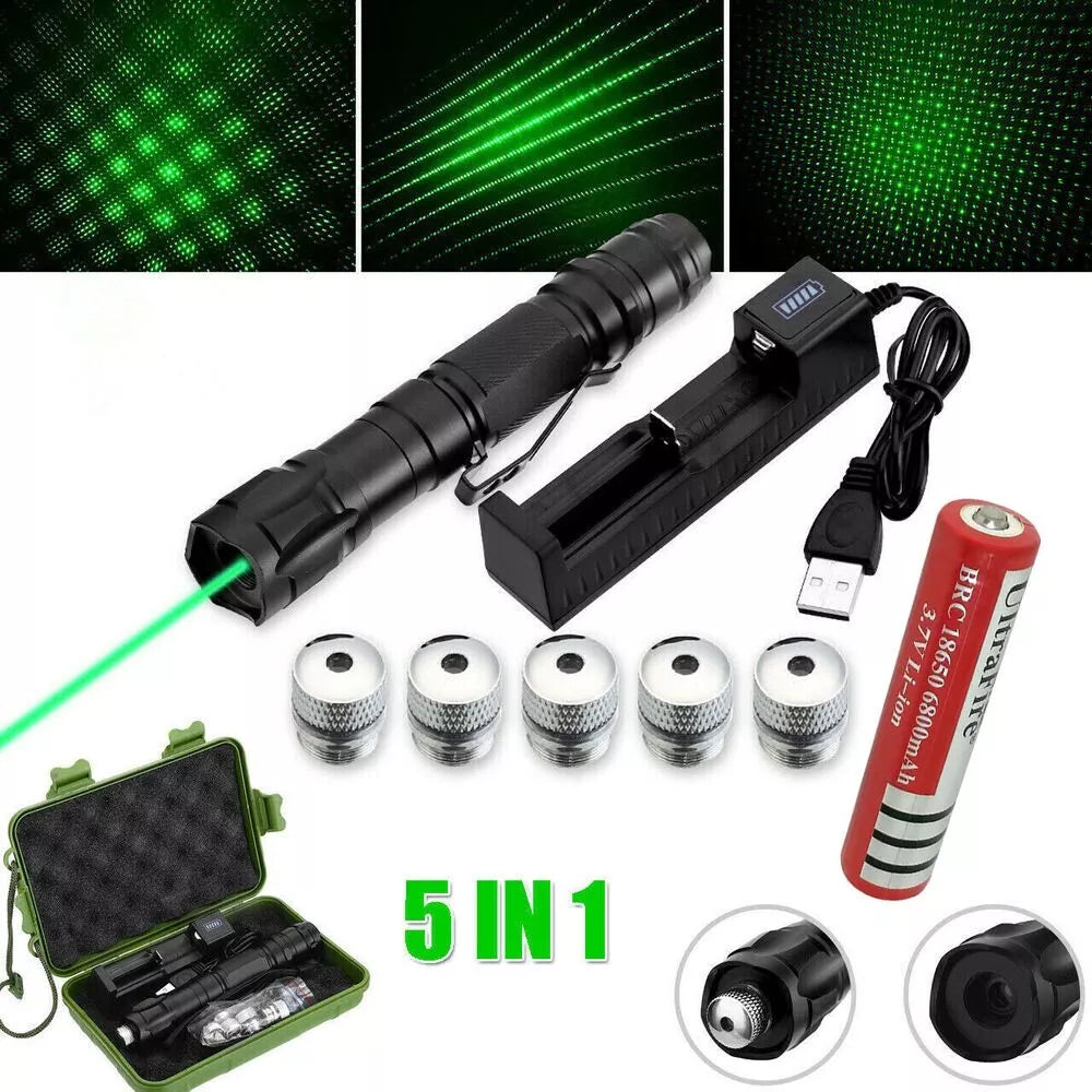 Rechargeable Green Laser Pointer Pen Long Range for Presentations 3