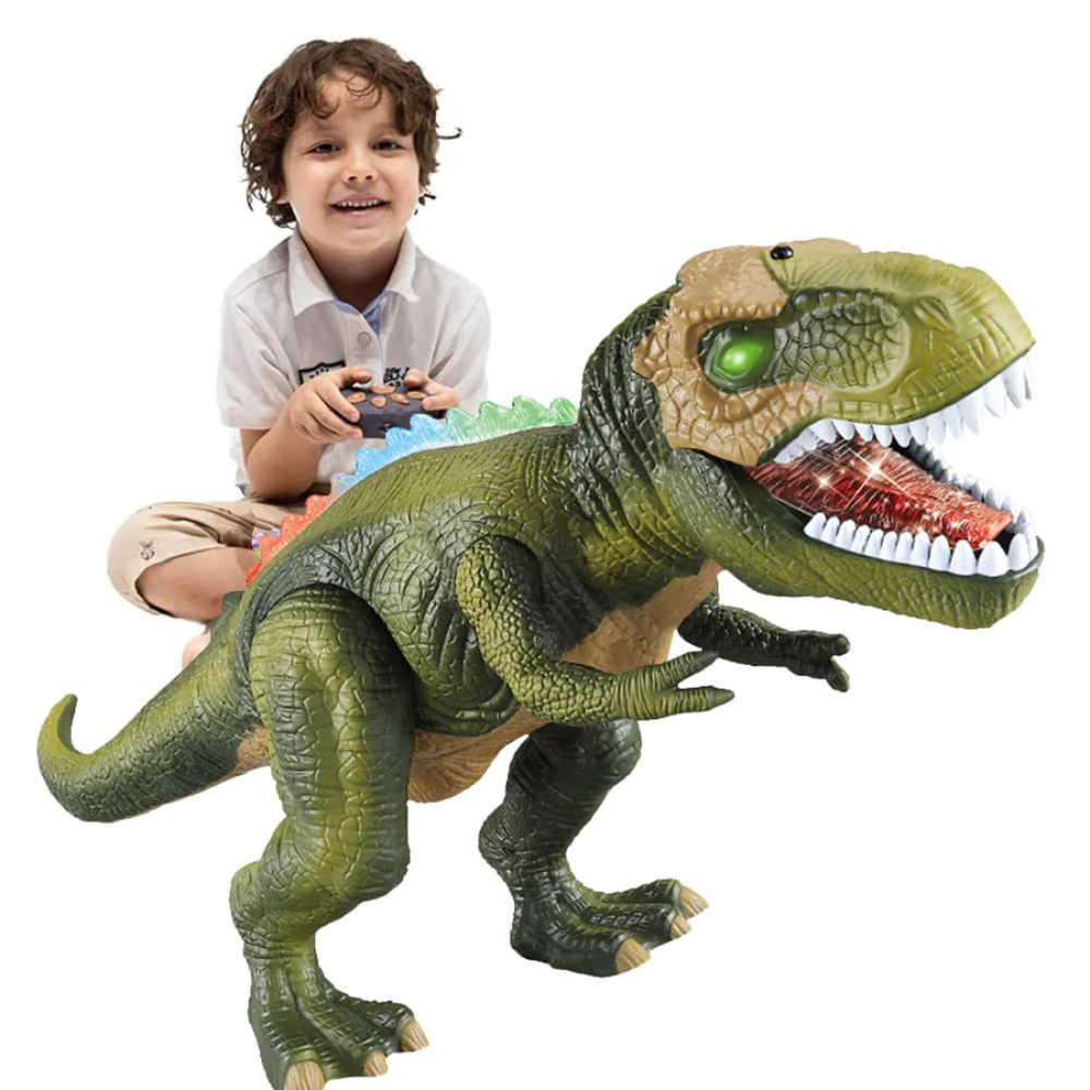 Remote Control Walking Dinosaur Toy with Roaring Sounds Lights 4