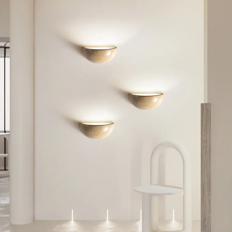 PolarArc - Natuursteen Wandlamp