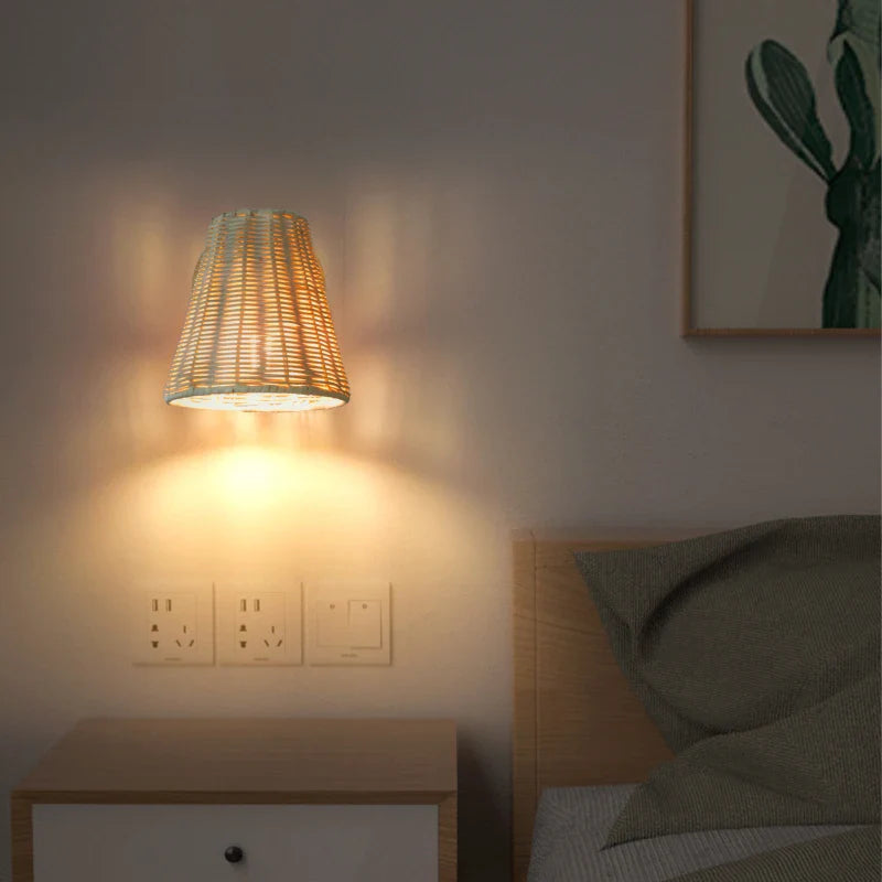 EcoLume - Lampada da parete intrecciata girevole | Sostenibile e elegante