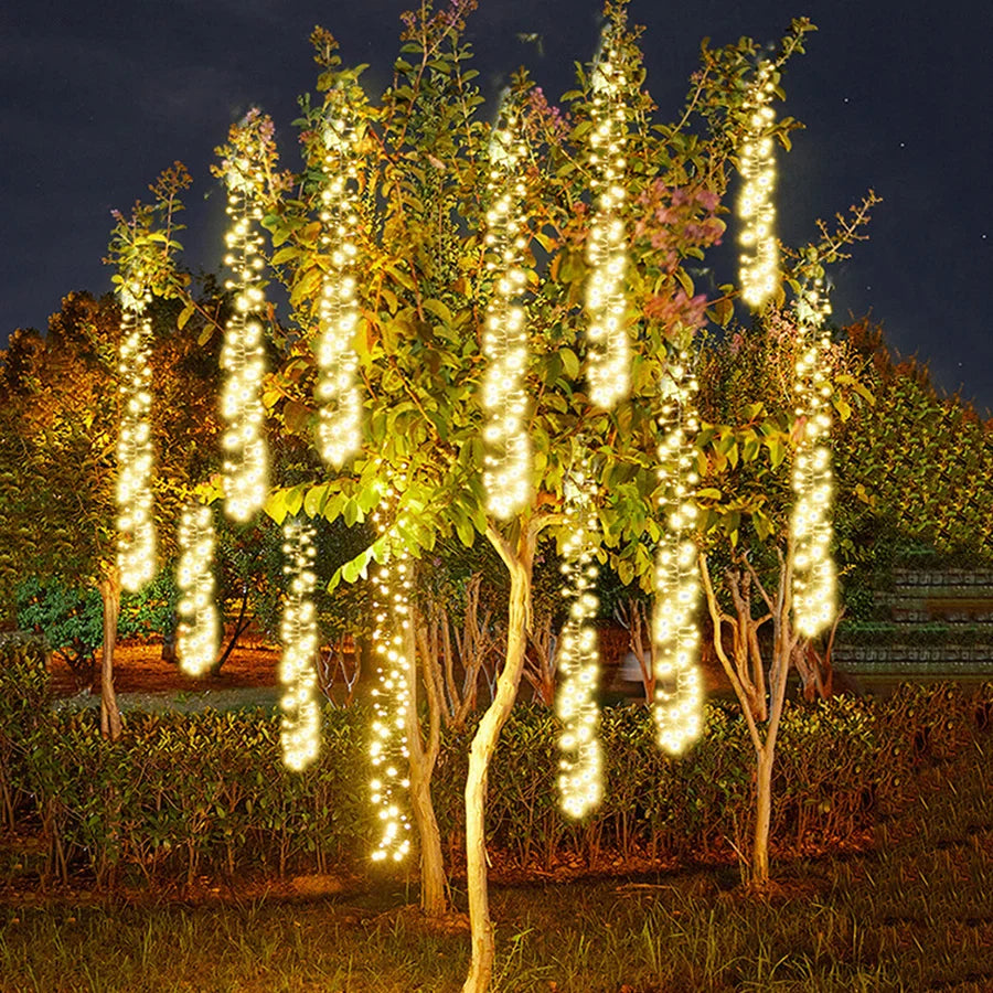 TwinkleStream - Sprankelende Guirlande voor Buitendecoratie