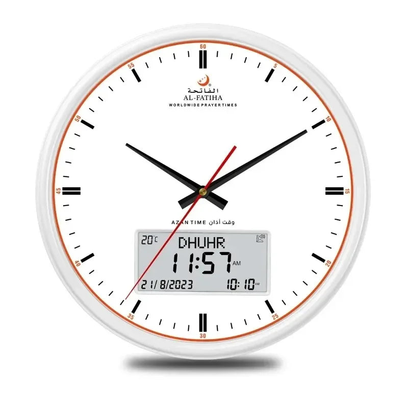 GebedsTijd - Slimme Wandklok met Azan en Hijri Kalender