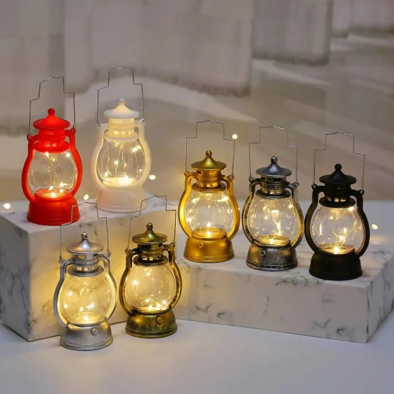 GlowLantern - Draadloze LED Hanglantaarn in Antieke Stijl