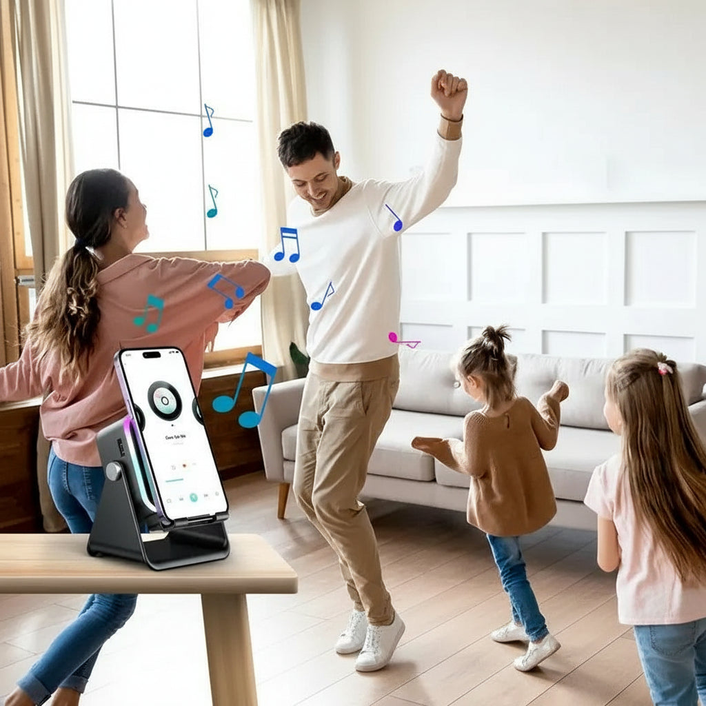 Draadloze Bluetooth Speaker Inductie RGB Lichtshow