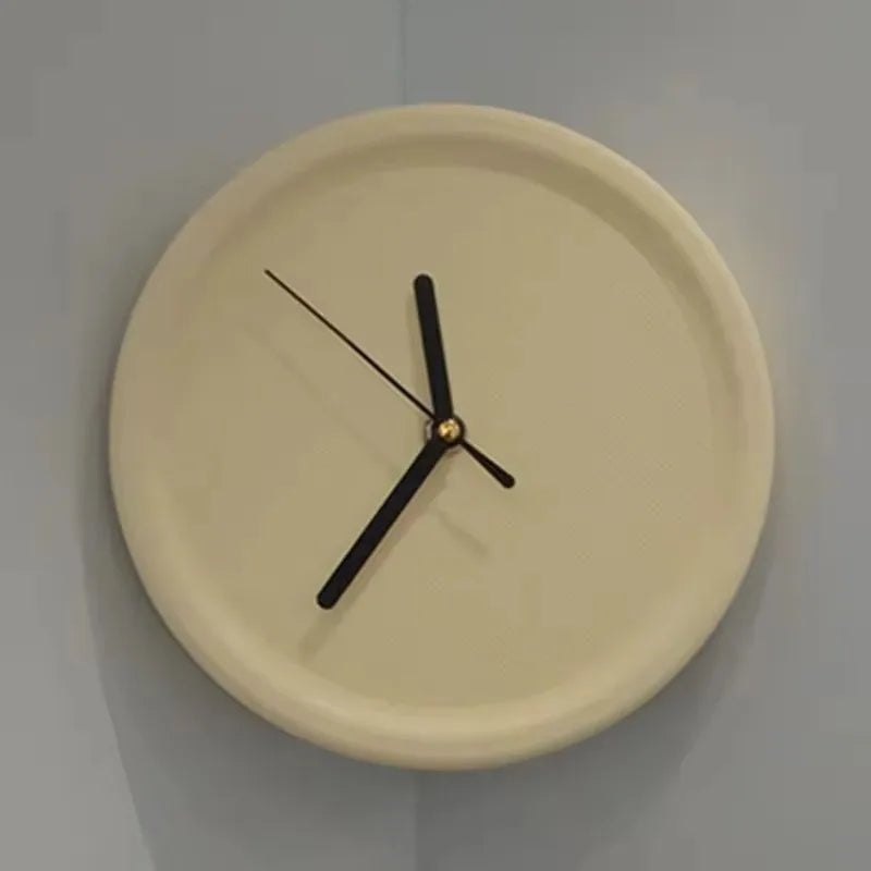 SilentCorner - Reloj de pared silencioso sin taladro para esquinas en casa