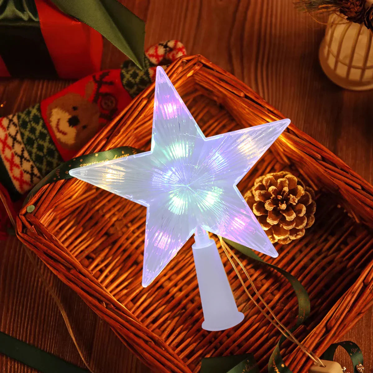 BrightStar - Stella Luminosa per la Punta dell'Albero di Natale