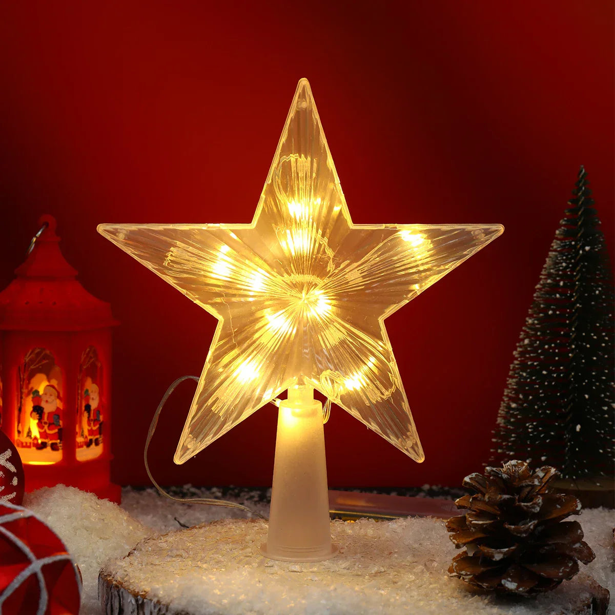 BrightStar - Stella Luminosa per la Punta dell'Albero di Natale