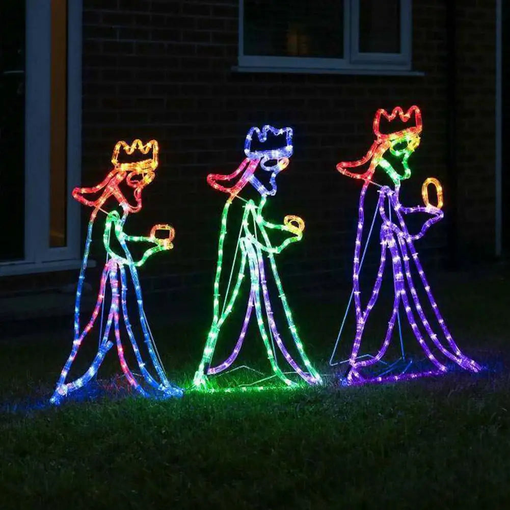 StarBright - Verlicht Motief Drie Wijzen voor Buiten