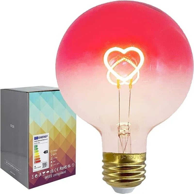 GlowHeart – Dimbare LED Lamp met Hartpatroon en Kleurverloop