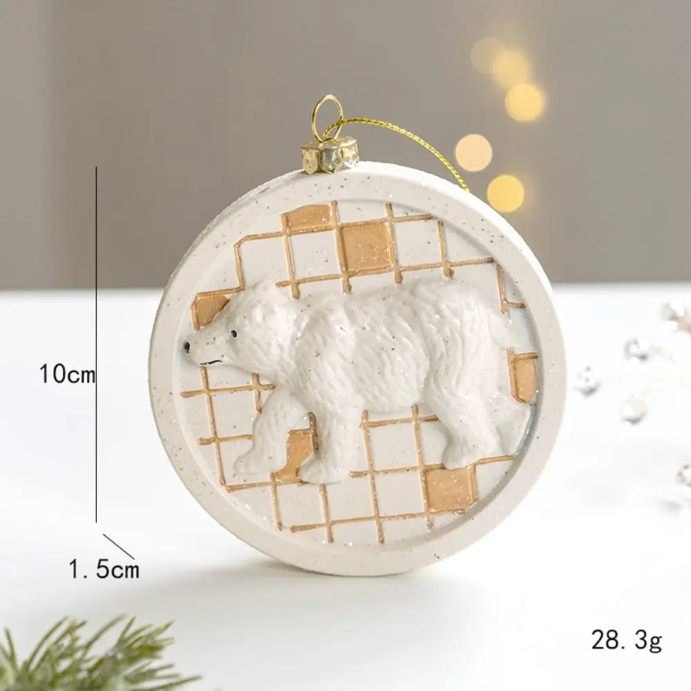 Kersthuisje - Sneeuwpop Huis Pendentief