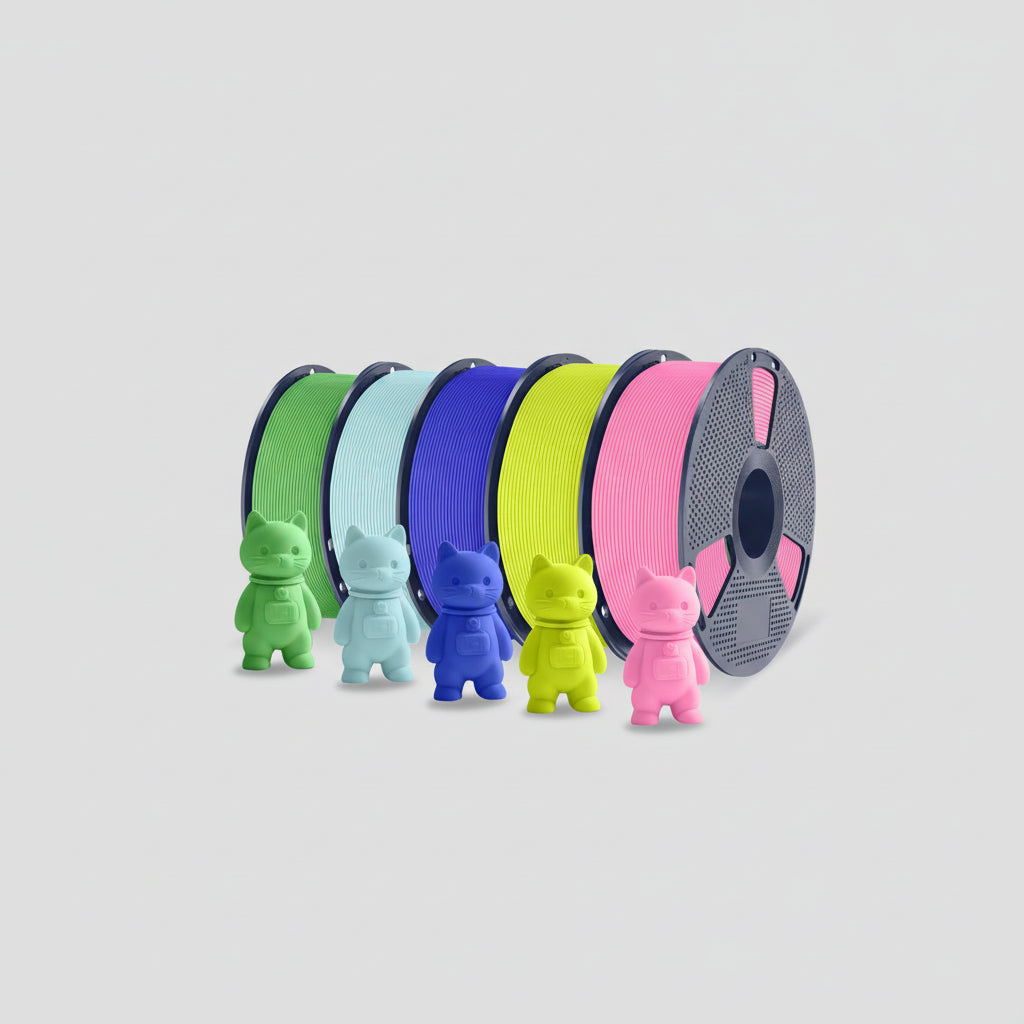 PLA Matte 3D Filament FDM Printers Kleurvolle Milieuvriendelijke Materialen