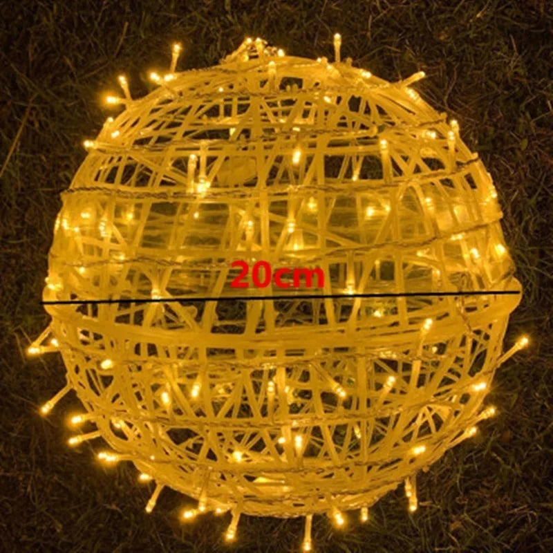 SphereGlow - Rieten Feestverlichting