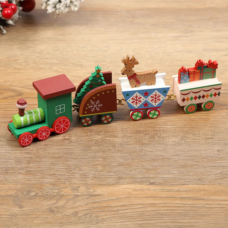 KerstExpress - Feestelijke Plastic Kersttrein voor Decoratie