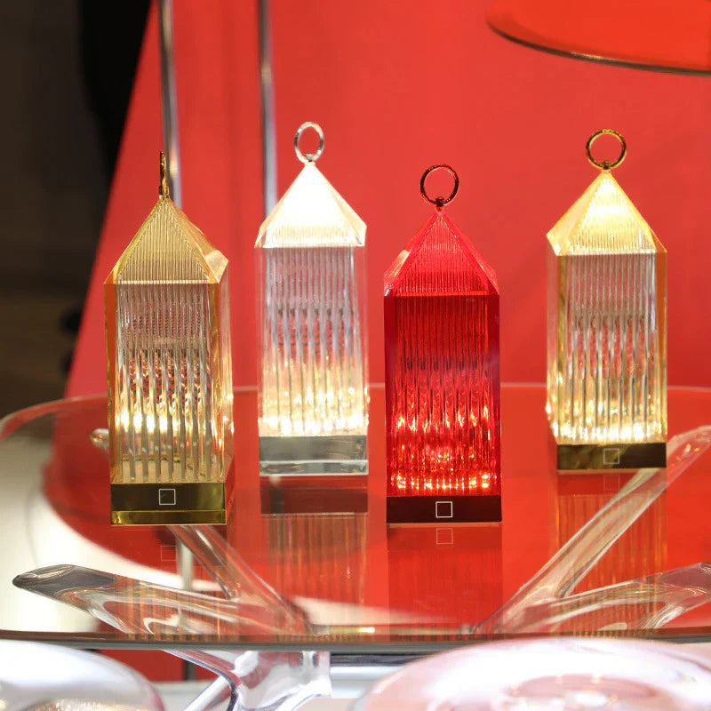 CrystalGlow - Oplaadbare Kristallen Nachtlamp met LED Verlichting, Dimbaar & Draadloos