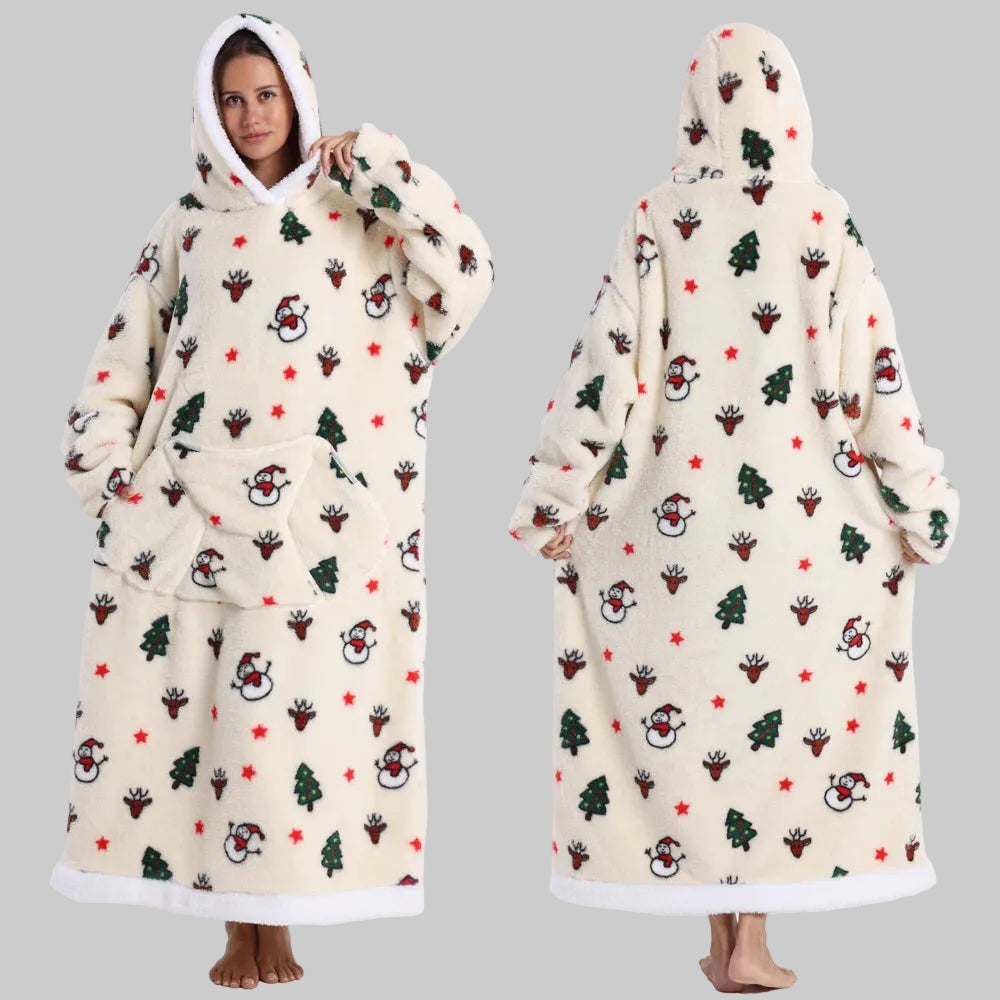Fleece Oversized Hoodie Gezellige Stijlvolle Slaapzak Hoodie
