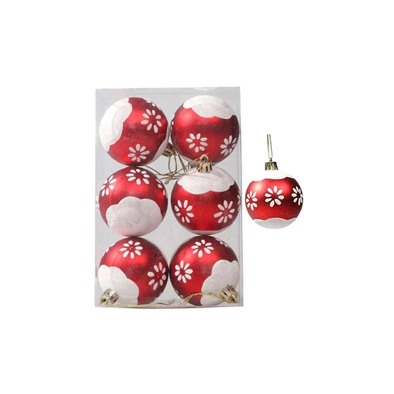 WinterGlans - Elegante Sneeuwvlok Kerstballen